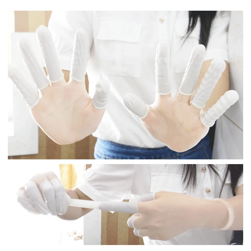 130 шт пальчиковые котлы из натурального латекса портативные многофункциональные