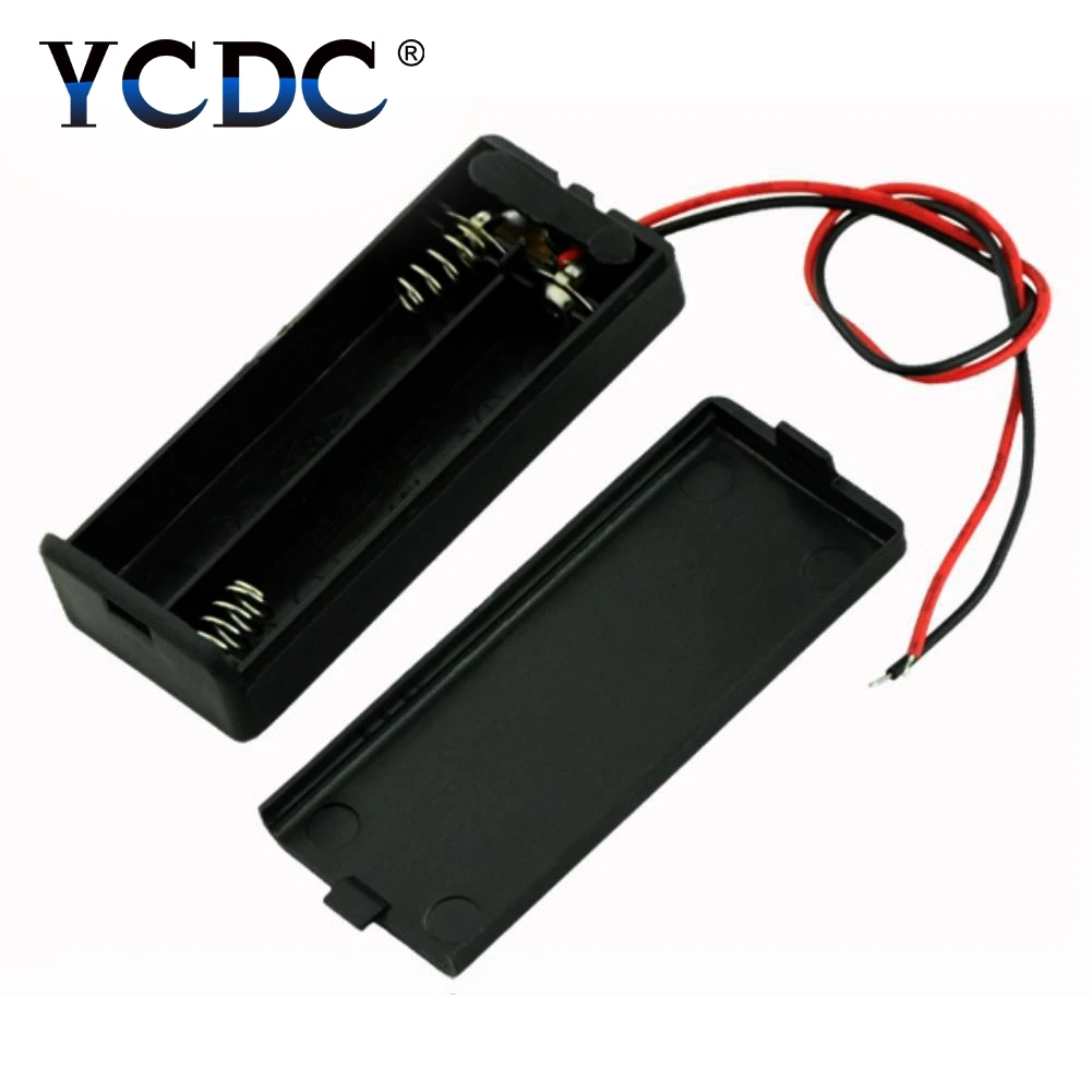 

YCDC 2/3/4 Packs 14500 & 10440 battery Standard Slot Holder Case With Switch for AA / AAA batteries box Stack 6V 3volt Box ABS