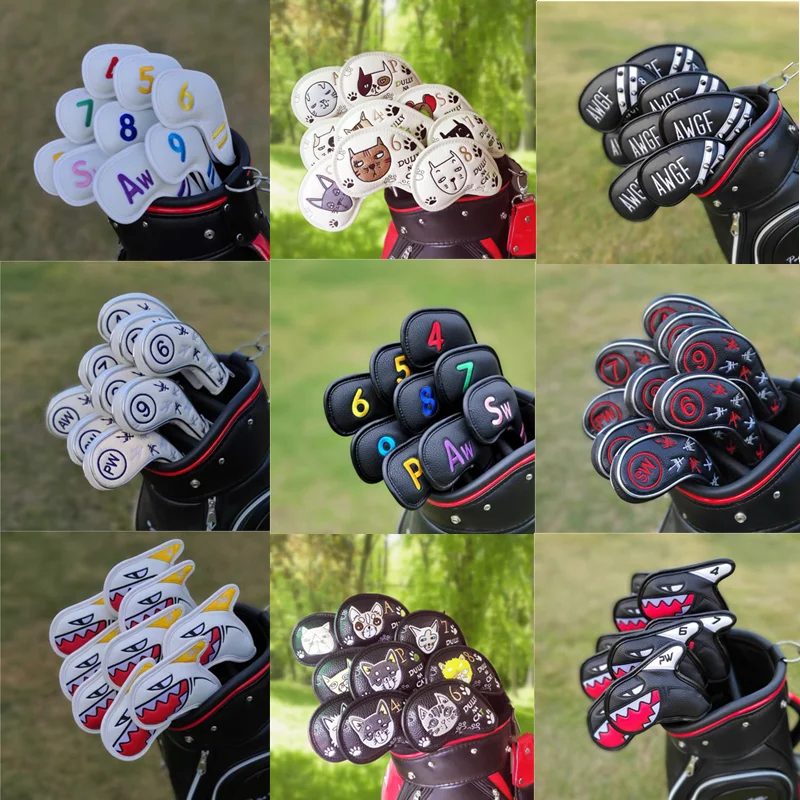 Чехлы для гольфа чехлы головы гольф-клуба различных цветов и стилей высокое