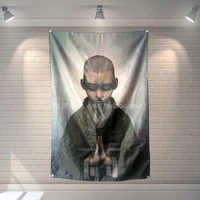 little monk zen large music festival party background decoration poster banner hanging painting cloth art canvas painting