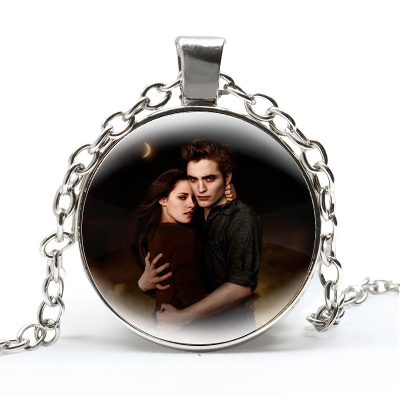 Подвеска из фильма Сумерки ожерелье кабошона с персонажем Эдварда Джейкоба
