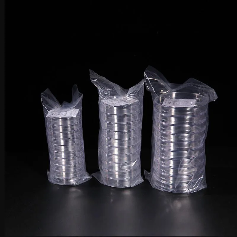 

10pieces/pack Lab 60mm/70mm/90mm Disposable Plastic Petri Dish Laboratory Equipment Culture Dish