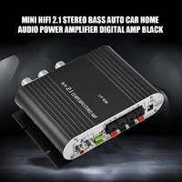 mini hi fi stereo amplifier for lvpin 12v 200w mp3 car radio audio power amplifier lp 838 2 1ch for house super bass