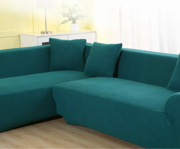 Эластичный чехол для дивана домашний декор Fundas Sofa Slipover высокое качество Бархатные чехлы для диванов для гостиной твердый секционный чехол для дивана