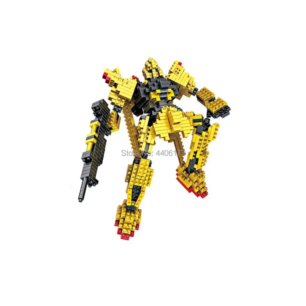 Хит lepining creators Классический робот военные золотые gundam Z мини строительные блоки с