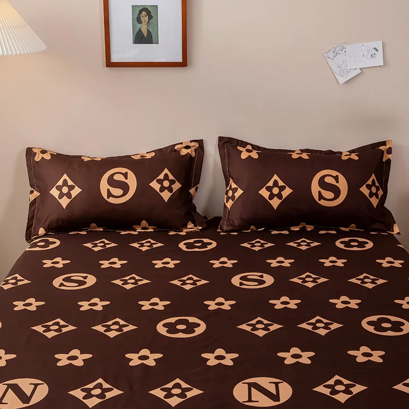 Роскошное постельное белье с цветами + наволочка наматрасники простыни