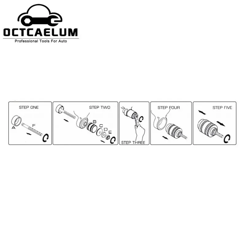 Автомобильная задняя подвеска подрамник инструмент для удаления куста Ford Mondeo