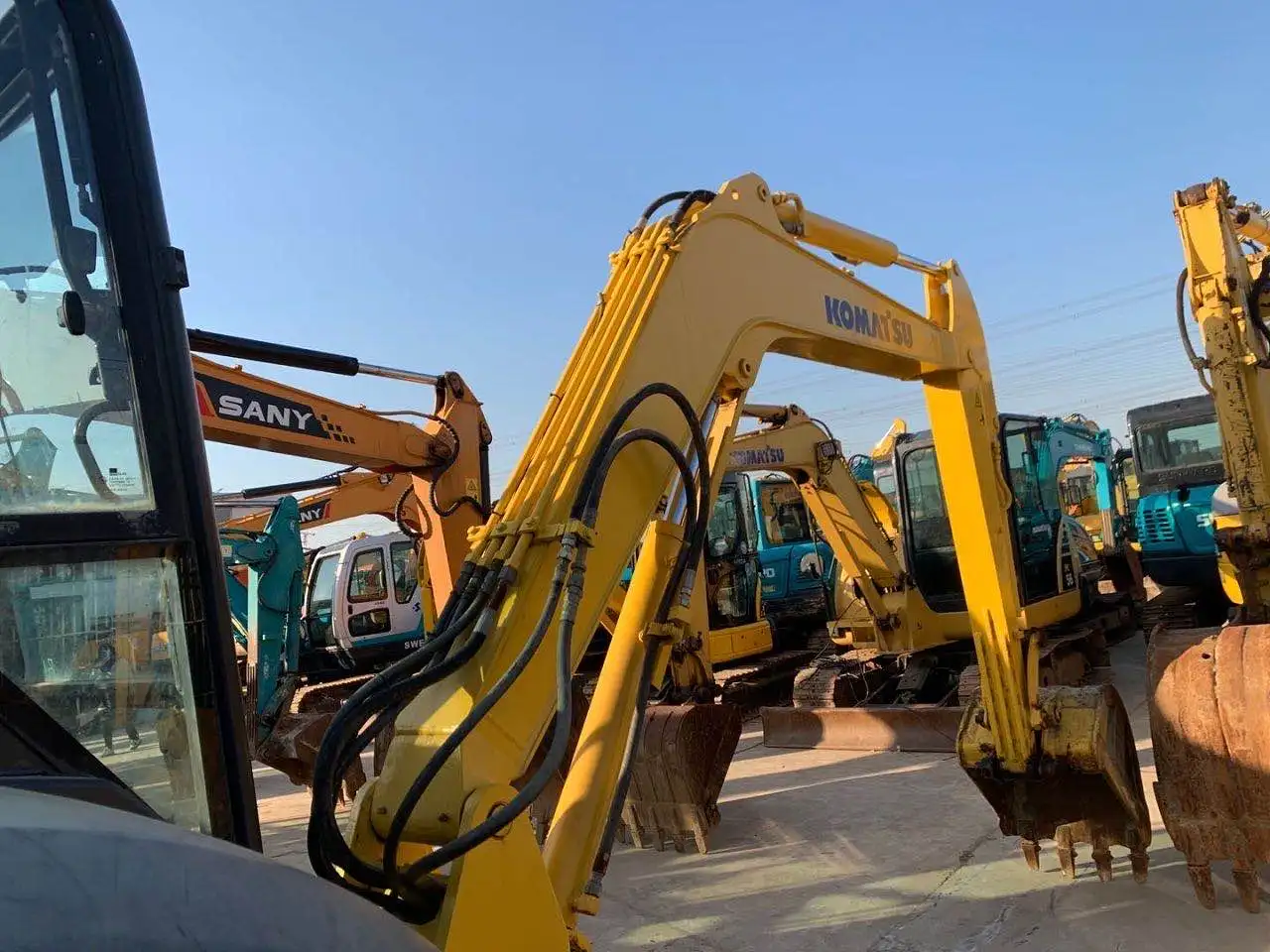

used excavator KomatsuPC55 cheap price for sale