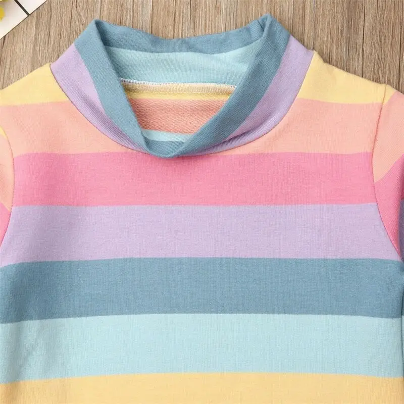 2 шт. футболка и юбка в полоску на возраст 1-6 лет | Мать ребенок
