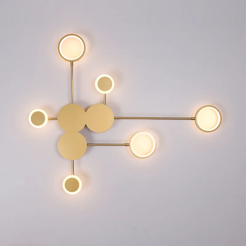 Светодиодный настенный светильник в скандинавском стиле современный