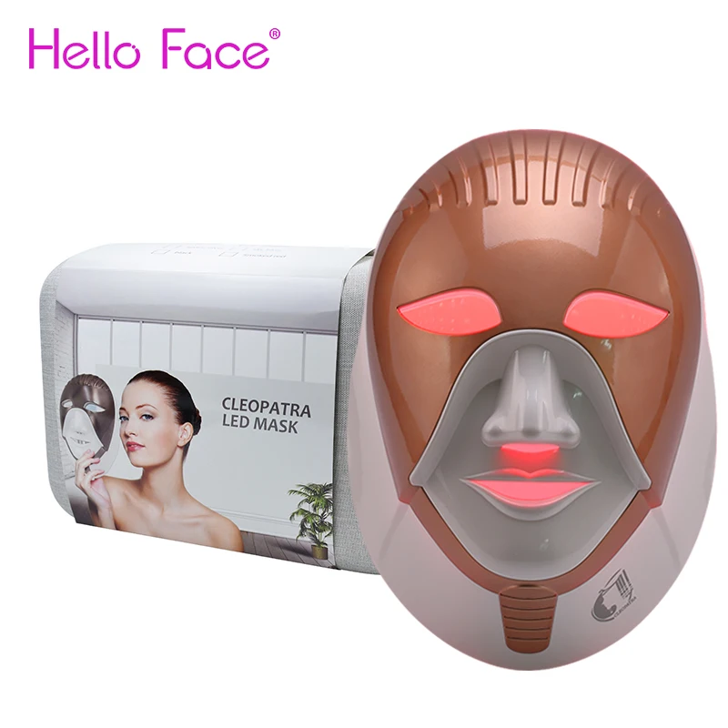 pdt photon mask Smart touch wireless rechargeable 7 color light Therapy LED mask beauty instrument luxury Box