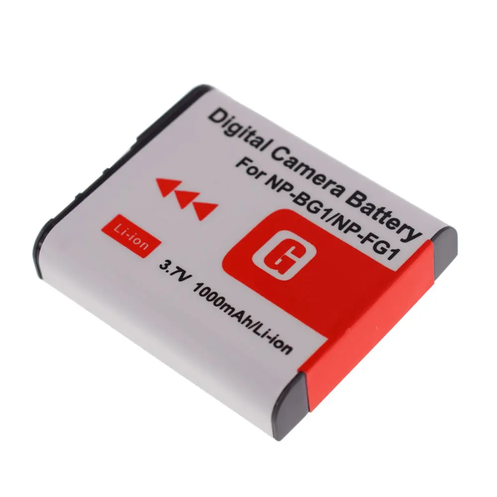 2 шт. в комплекте Тип G Батарея + Dual USB Зарядное устройство для SONY Cybershot NP-BG1 H9 H3 T100 W80