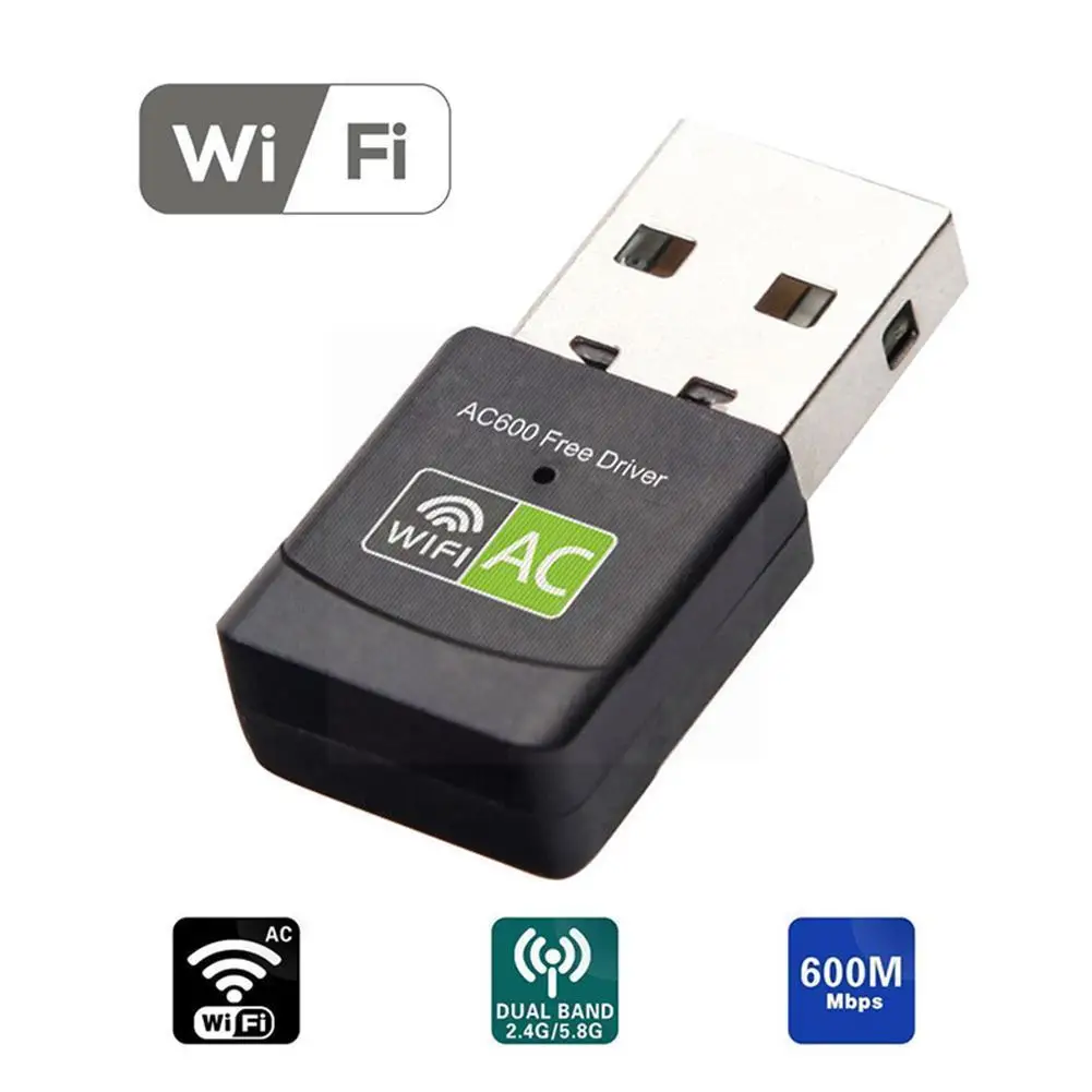 

Usb Wi-Fi адаптер, 600 Мбит/с, 5 каналов