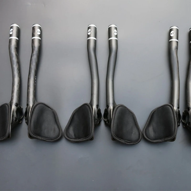 

1Pair Carbon Fiber Road Bike Aero Bar Rest Mountain Bike Tt Brace Dead Fly Bicycle Tt Bar Arm Rest 31.8Mm Handlebar Parts