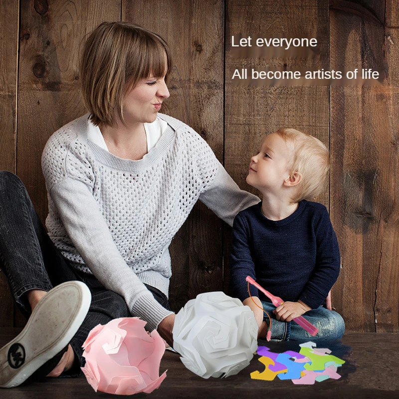 Ручная работа портативный фонарь детская игрушка подарок фонарик из строченного