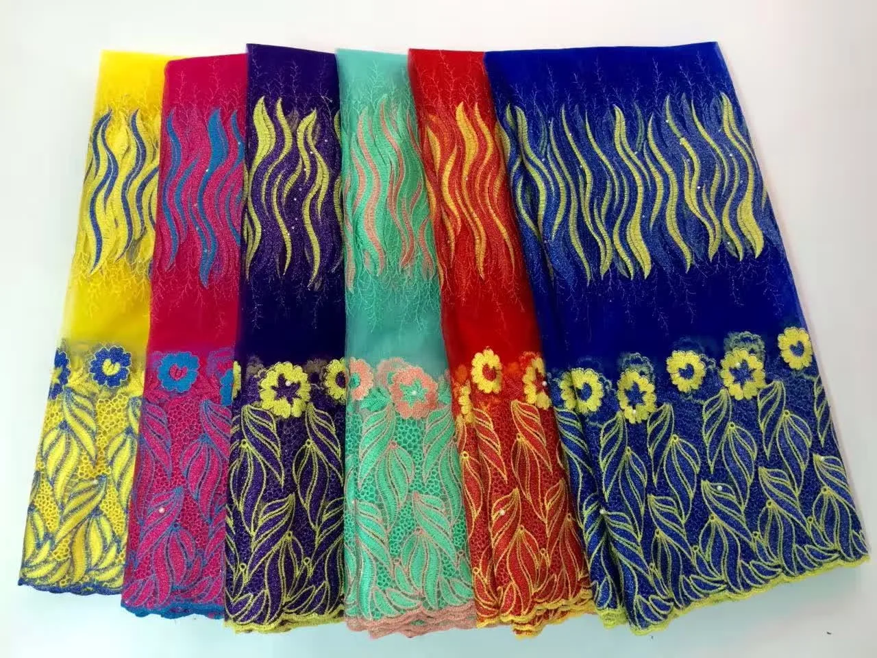 

Latest French Laces Fabric 2016 High Quality African Lace Fabric With Stone Nigerian French Guipure Lace Fabric For Evening