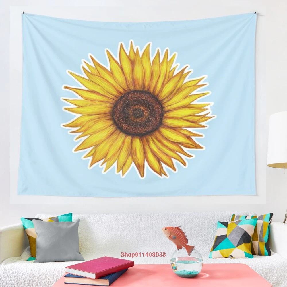 

Sunflower tapestry Art Wall Hanging Tapestries for Living Room Home Dorm Decor