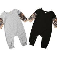 baby newborn romper infant jumpsuit boys outfits kids clothes girls long sleeve print clothes
