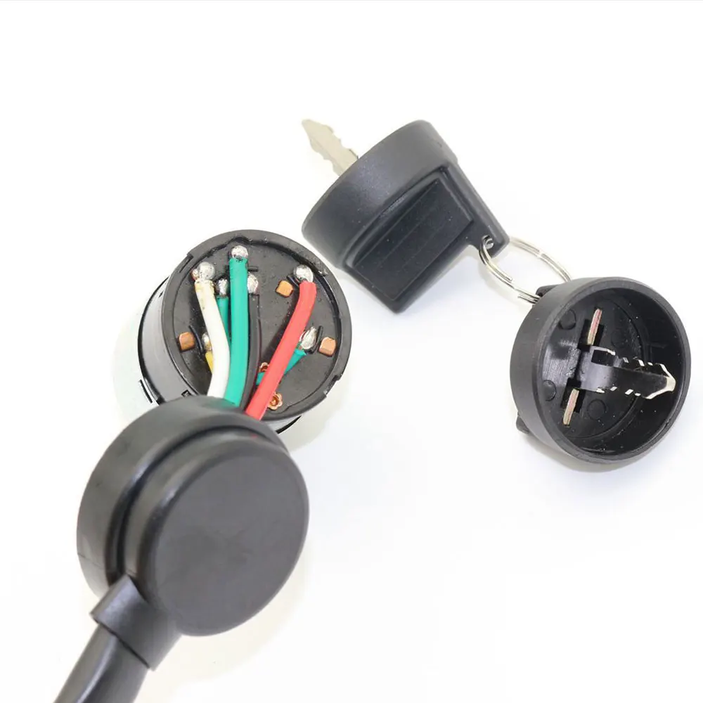 Электрический дверной замок для мотоцикла 5 проводов переключатель ключа