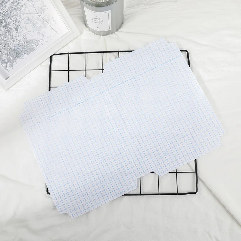 A4 1sheets/set Transparent Self-adhesive Film Book Cover Slipcase CPP Safety Waterproof Nubuck Material 16K/22K | Канцтовары для