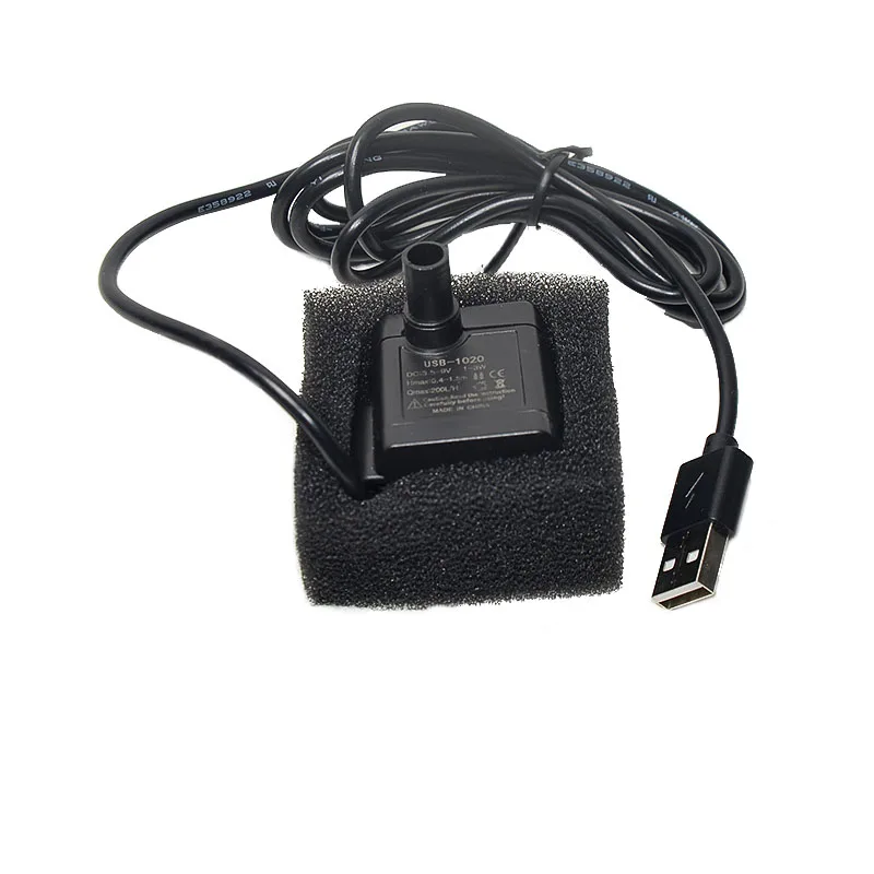 USB водяные насосы Мини DIY аквариумный фильтр низкий уровень шума бесщеточный