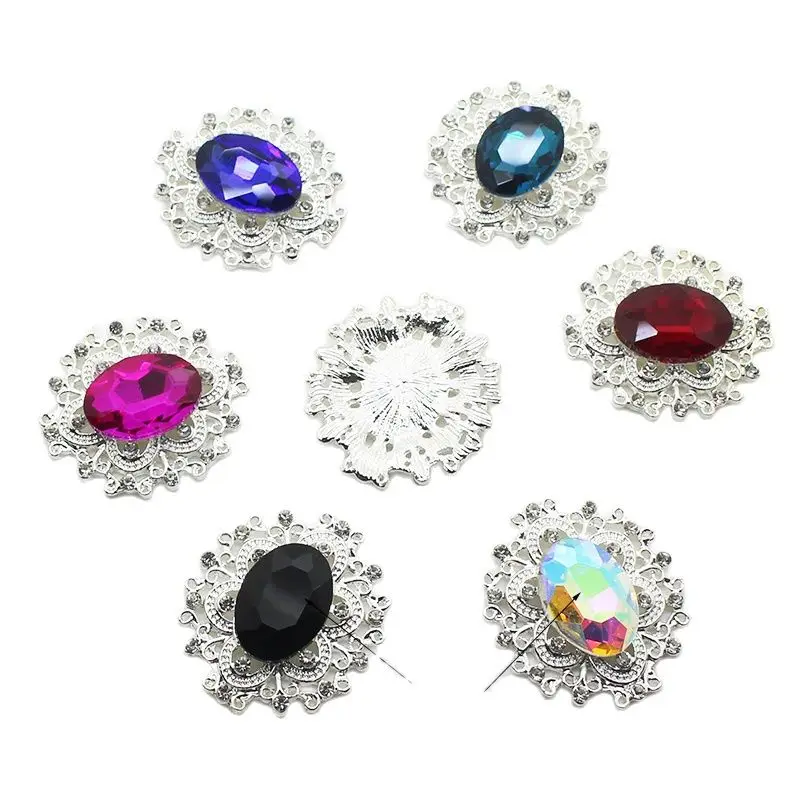 Стразы из сплава и стекла 10/партия 32*29 мм для украшения свадьбы украшенная