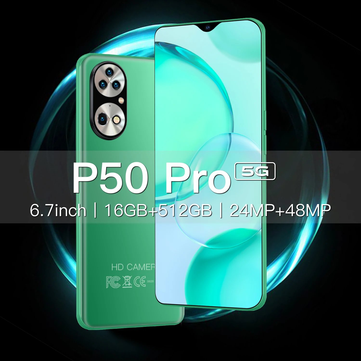 

Global Version P50pro Smartphone 6.7inch 16GB+512GB Android 4G/5G 100% Original Mobile Phone