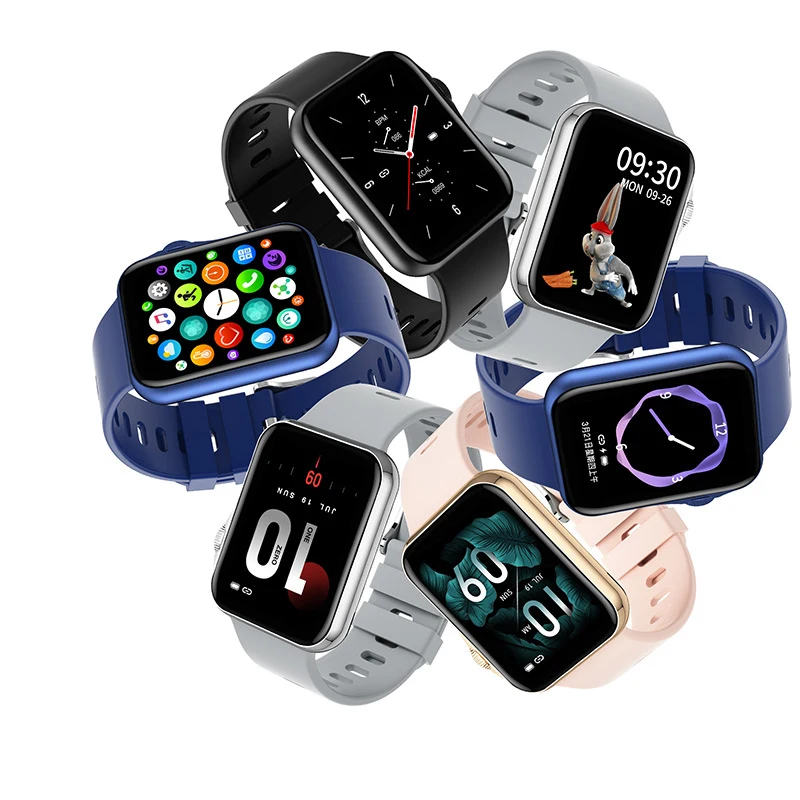 

Men's and Women's Smart Watch Wristband with 1.6 inch Touch Screen Blood Pressure Full Screen Bluetooth Music Playing Sports Wat