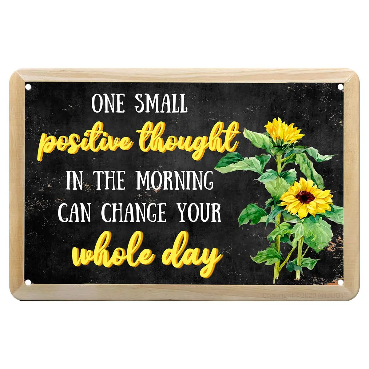 

Металлические жестяные знаки-одна небольшая положительная попытка утром может изменить ваш день-Ресторан Бар Отель Ресторан Кафе