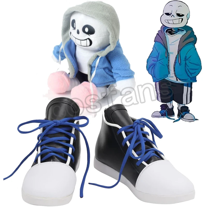 

Толстовка без рисунка для косплея, бархатный свитер на молнии с капюшоном, черная белая кожаная обувь для косплея, без рисунка