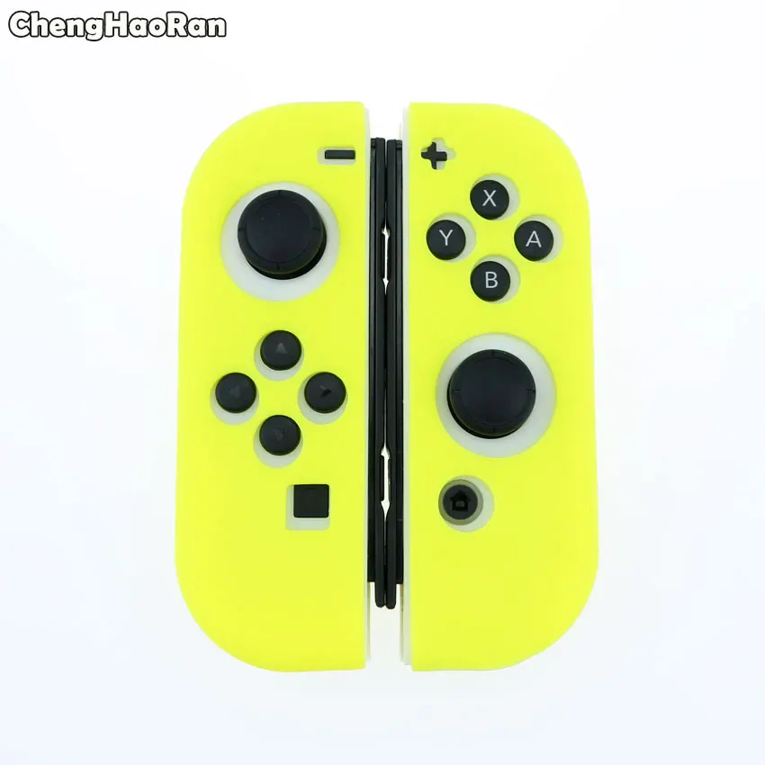 H ChengHaoRan силиконовый резиновый чехол для nintendo Switch контроллер Joy-Con для переключателя NX NS Joycon Grip защитный чехол - Цвет: H