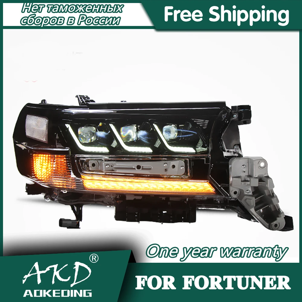 

Headlights For Car TOYOTA Land Cruiser 2016-2020 LC200 DRL Head Lamp LED Bi Xenon Bulb Fog Lights Tuning Car Accessory