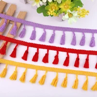 10yards lace ribbon tassel fringe cotton ethnic lace trim ribbon sewing dress garment curtain diy handmade craft accessories