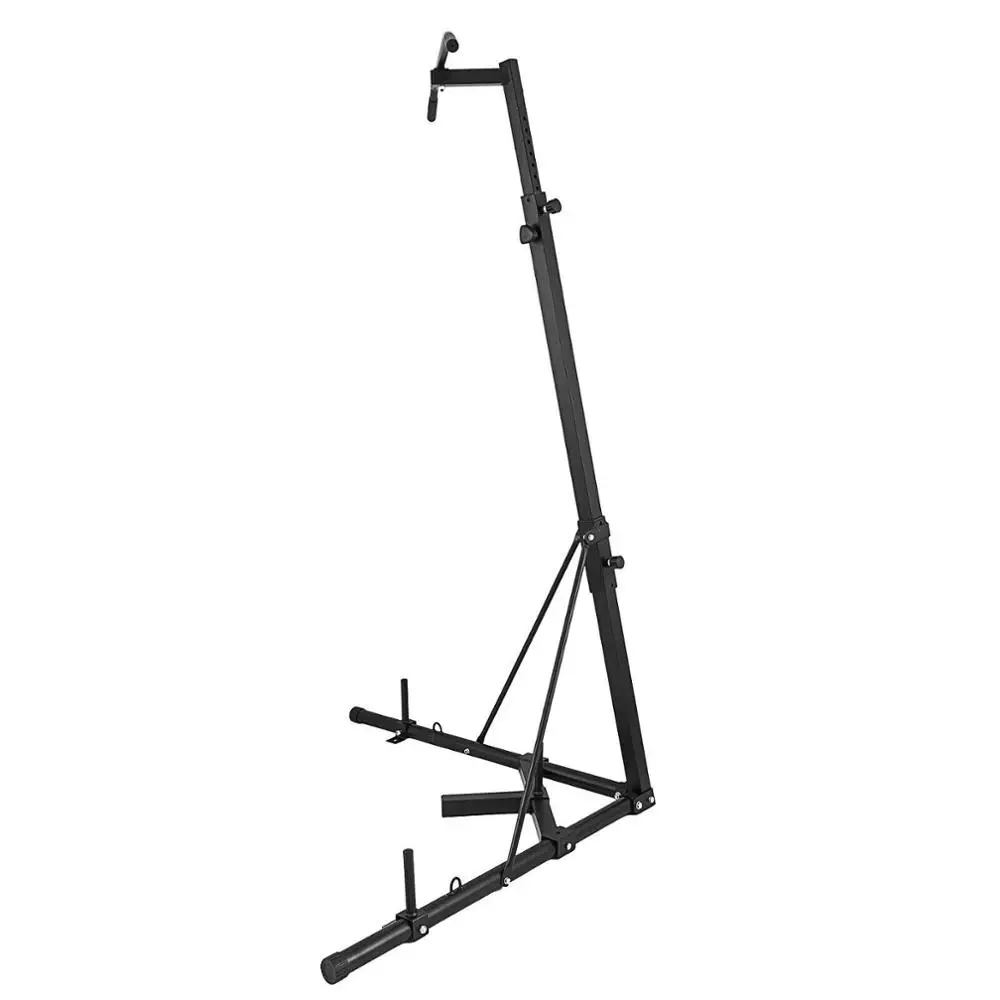 

2in1 Boxing Bag Punch Bag Stand Pull Up Station Bracket Frame Exercise Fitness[HRAT24A Foldable with Speed Ball]