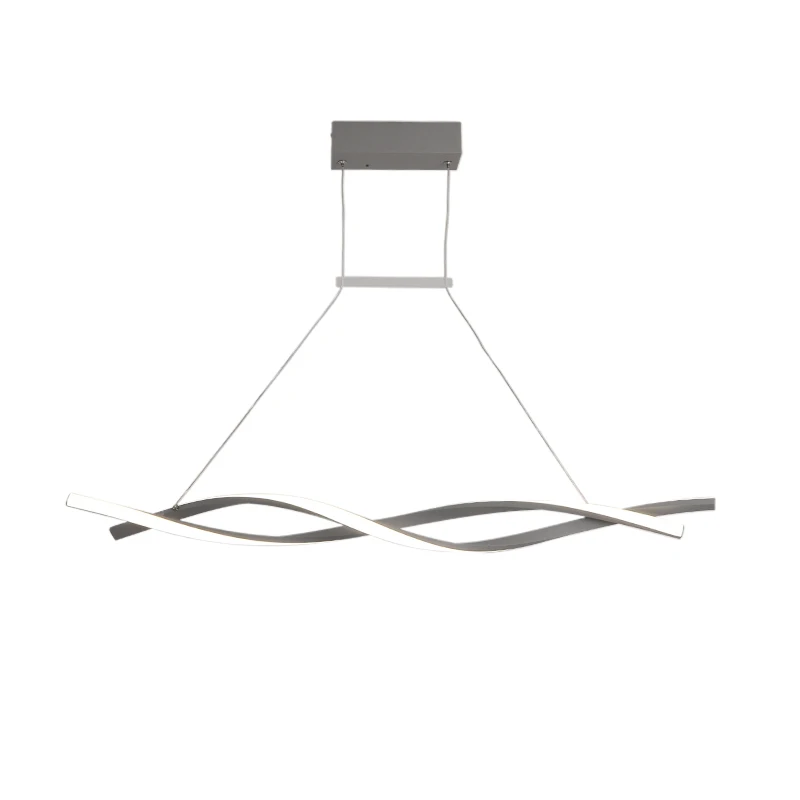 

Modern Pendant Chandelier for Office Dining Room Kitchen Aluminum Wave Lustre Avize Modern Chandeliers Lighting Fixtures