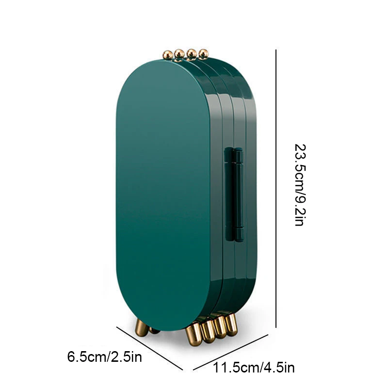 

Jewelry Storage Box Organizer Collapsible Multi-Layer Display Stand for Travel Women Girl B88