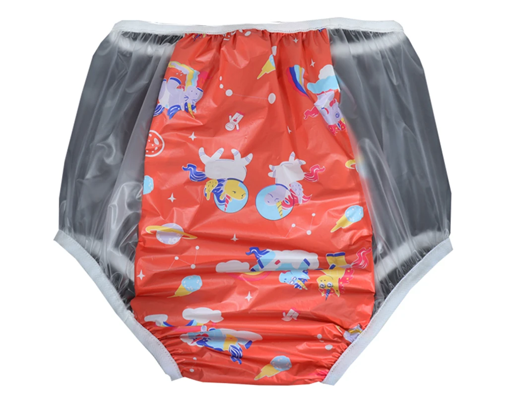2021 ABDL подгузники для взрослых толстовка с принтом лисьей морды пеленки ПВХ