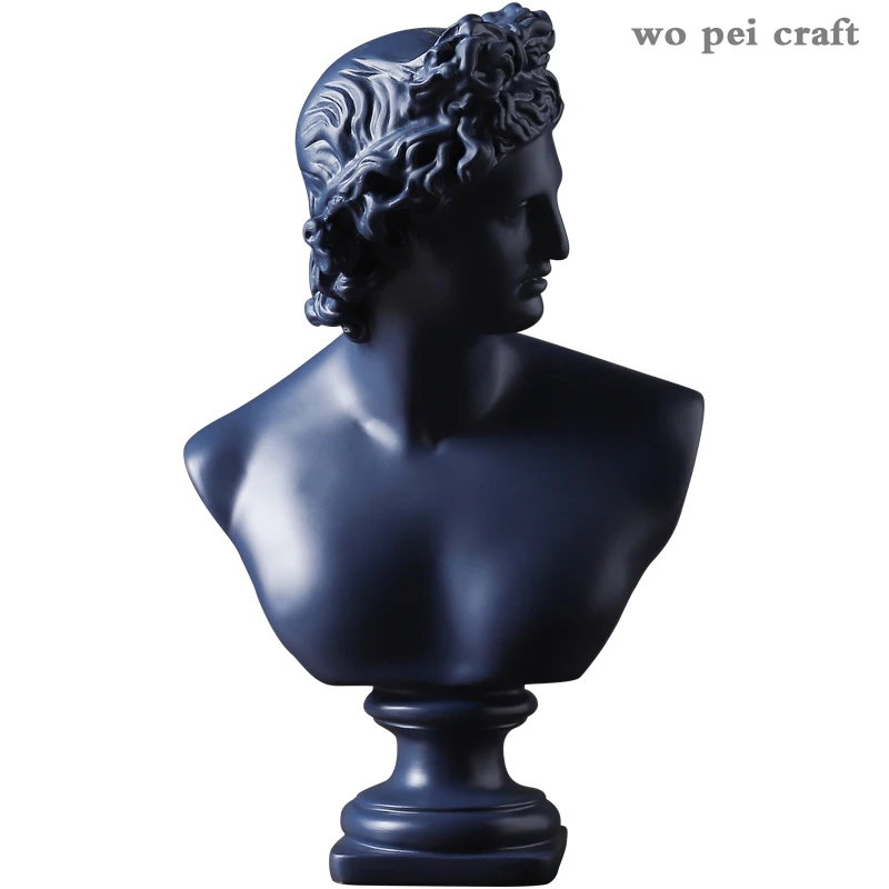 

Vintage Venus Portrait Plaster Statuette Ornaments Office Study Desktop Decor Resin Figurines Crafts American Antique Home Decor
