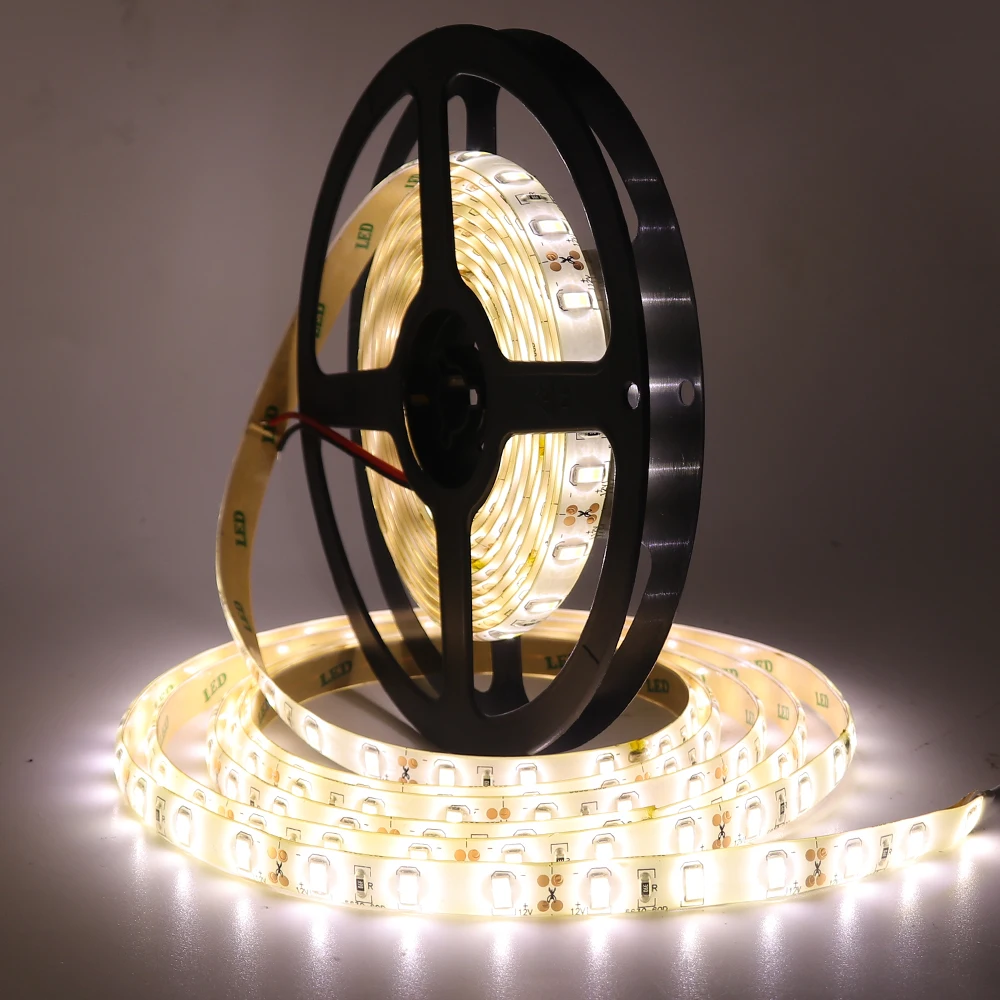 

LED Strip 5M DC12V LED Ribbon SMD 5050 5054 5630 7020 Led Light Strip Waterproof 60Leds/m Flexible Led Light Home Decoration