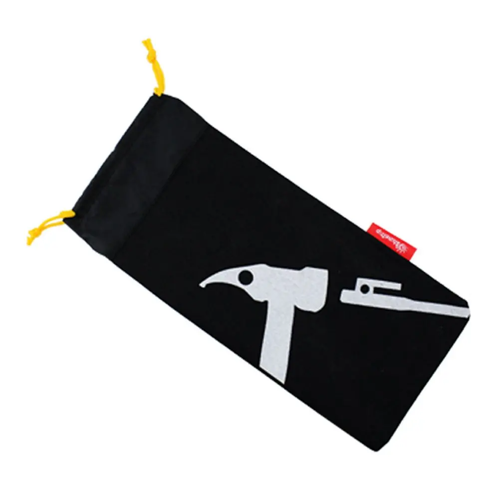 Компактный размер палатка для кемпинга молоток гвоздь Органайзер Чехол черный