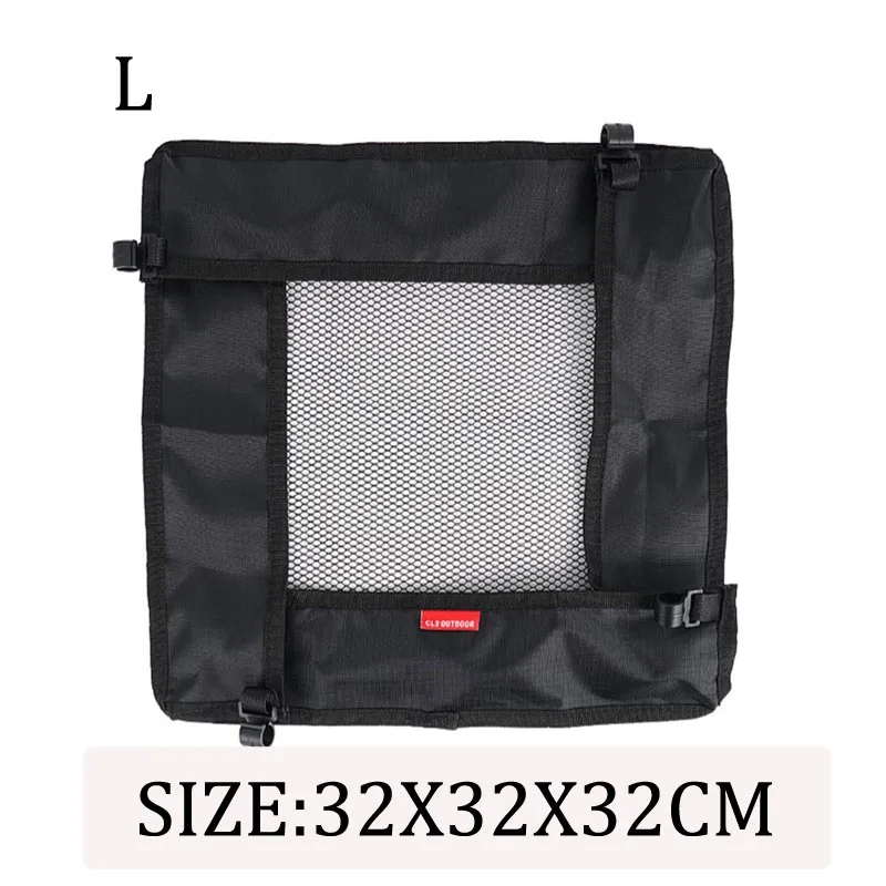 

M/L/XL Outdoor Folding Mesh Net Basket Camping Table Storage Table Hanger Hanging Storage Hanging Basket Finishing Net