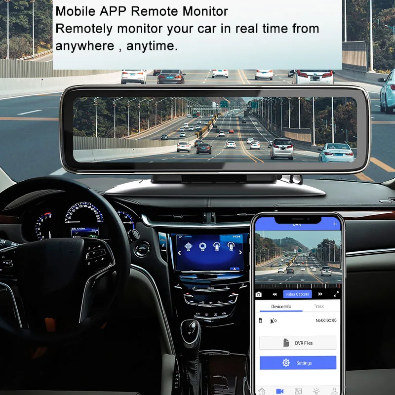 Зеркало заднего вида с видеорегистратором HGDO 4G Android 9 0 GPS | Автомобили и мотоциклы