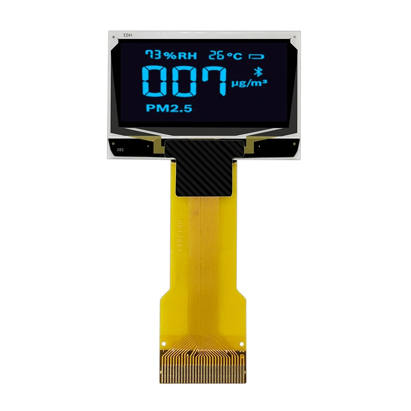 1,3 дюймов высокий светильник OLED ips full view Белый Синий SH1106 128X64 0,5 мм расстояние до подключения 30 pin FPC SPI IIC IEC параллельный порт