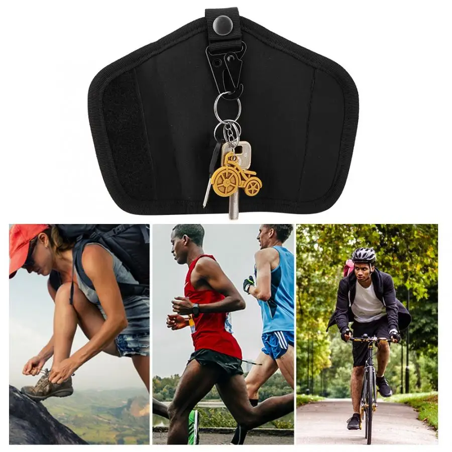 Многофункциональный портативный нейлоновый мужской держатель для ключей