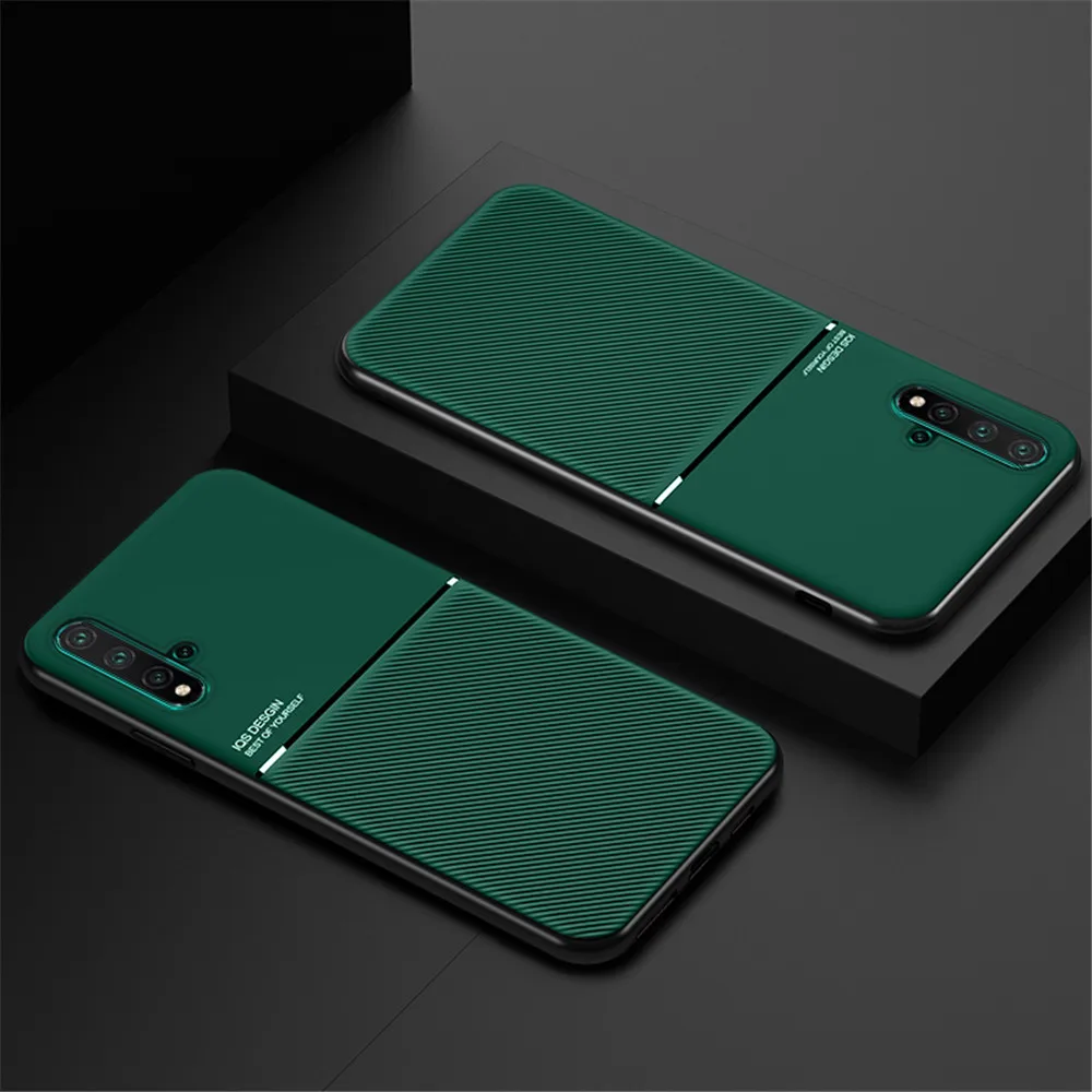 Роскошный текстурный Матовый кожаный чехол для телефона Huawei Nova 7 Pro 7i 2i 3 3i 4 5T 5Z Y9