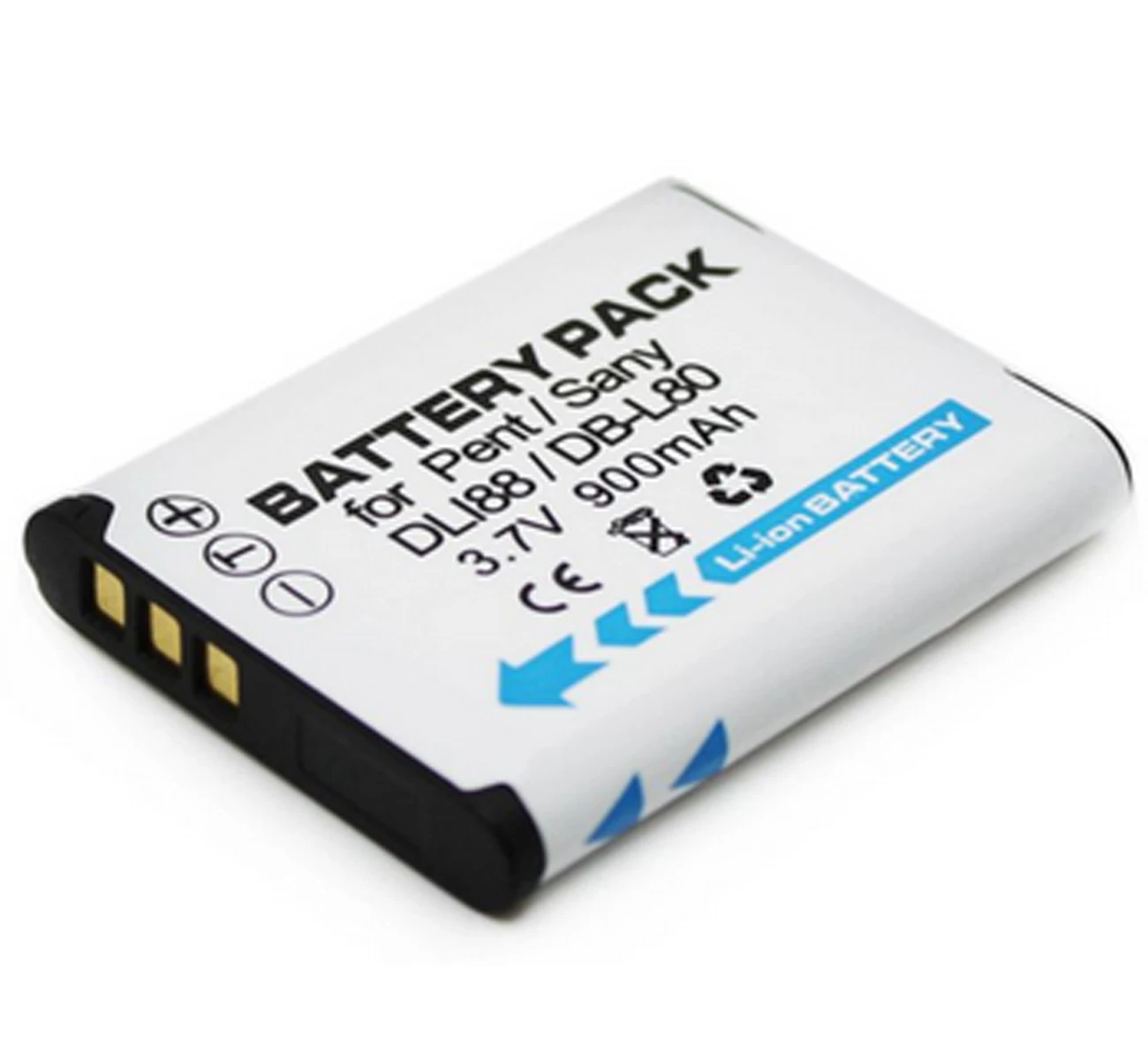 Battery Pack for Sanyo Xacti VPC-CA100EX, VPC-CA102BK, VPC-CG100EX, VPC-CG102BK, VPC-CG10EX, VPC-CG20EX, VPC-GH1EX Camcorder