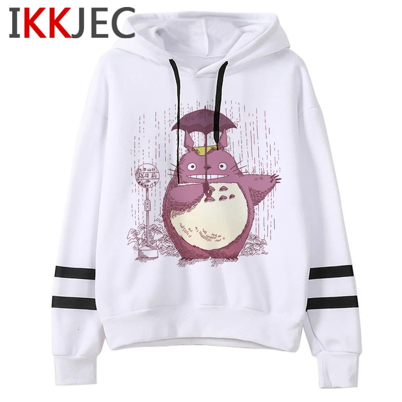Totoro Studio Ghibli Harajuku Kawaii толстовки женские Ullzang Хаяо Миядзаки Забавный мультфильм толстовка 90s Графический милый с капюшоном Женский - Цвет: 2638