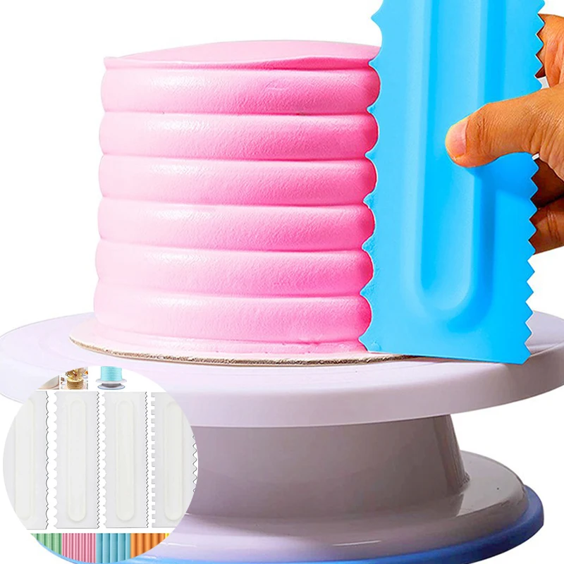 

Торта-инструмент для декорирования Fondant (сахарная) выпечки резка скребок для льда торт гребень