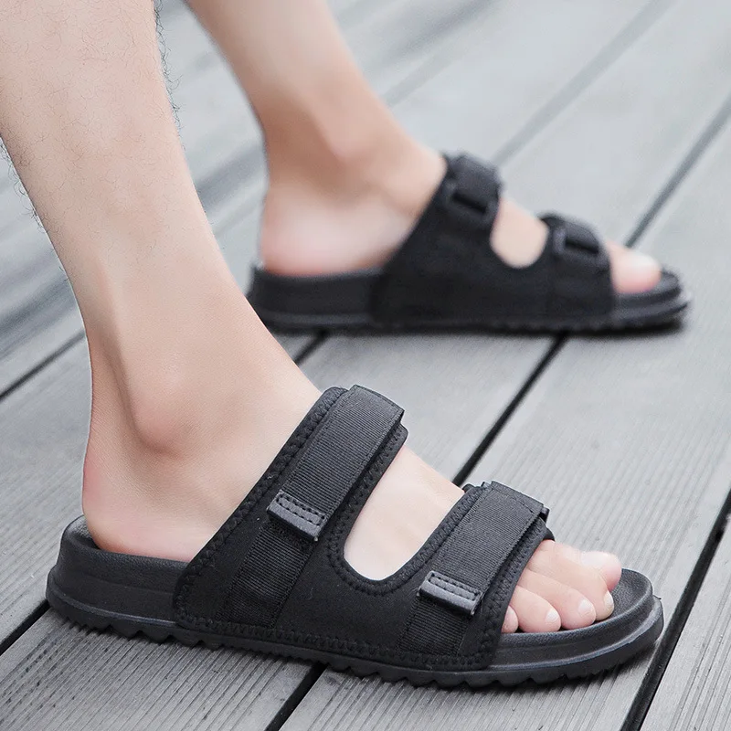

Men's Casual Light Sandals Cool Street Slippers Large 46 Summer New Comfortable Antiskid Men's Beach Shoes Zapato Hombre