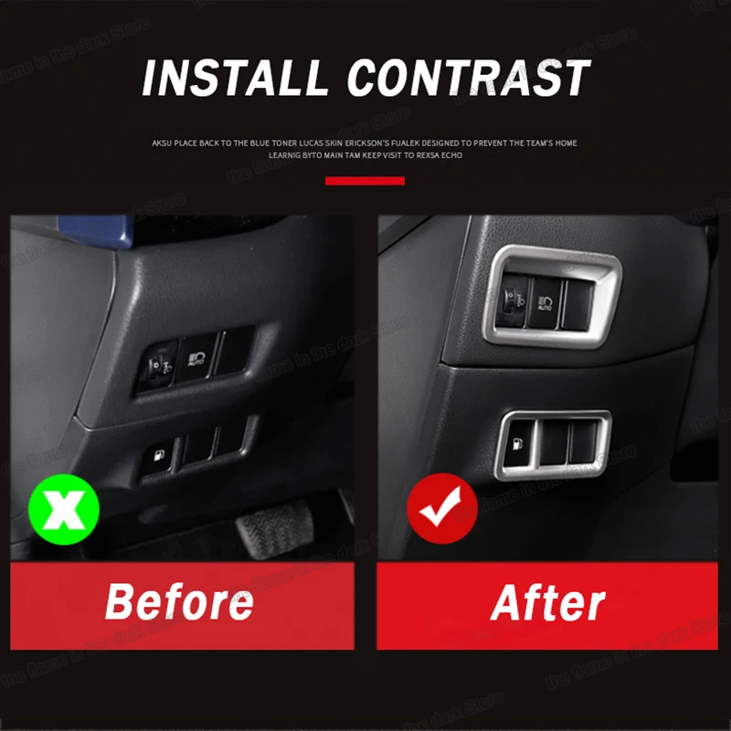 Lsrtw2017 углеродное волокно Автомобильная фара регулирующая рамка хромированная